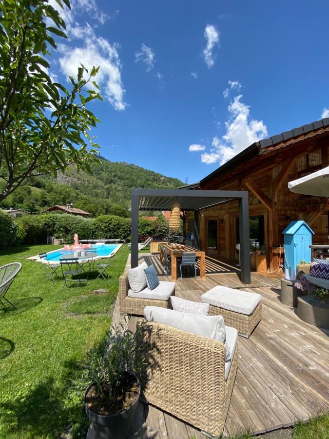 Grand chalet à la montagne Bourg-Saint-Maurice Exterior foto