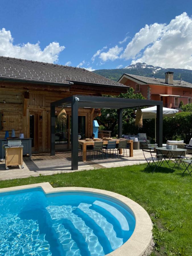 Grand chalet à la montagne Bourg-Saint-Maurice Exterior foto