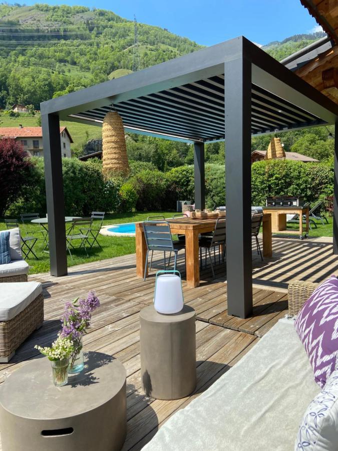 Grand chalet à la montagne Bourg-Saint-Maurice Exterior foto